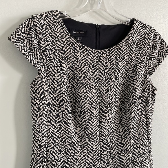 AB Studio, Black and White Dress - Picture 8 of 9